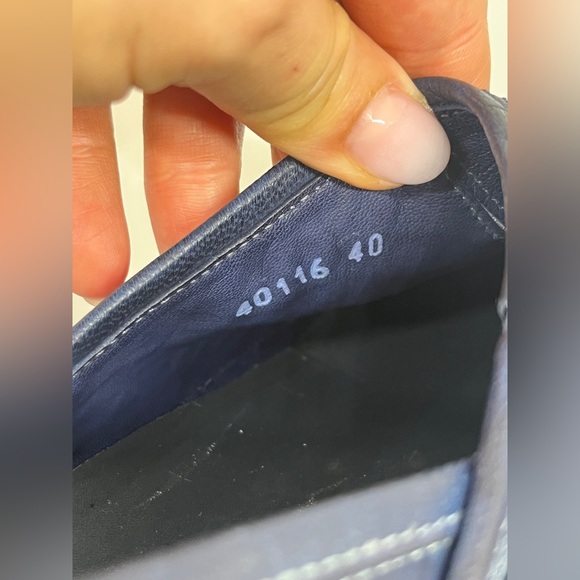 Giamperonicola Blue Leather Shoes - Picture 6 of 15